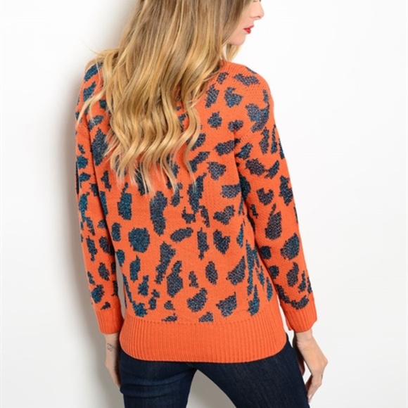 ORANGE NAVY SWEATER - Picture 2 of 2